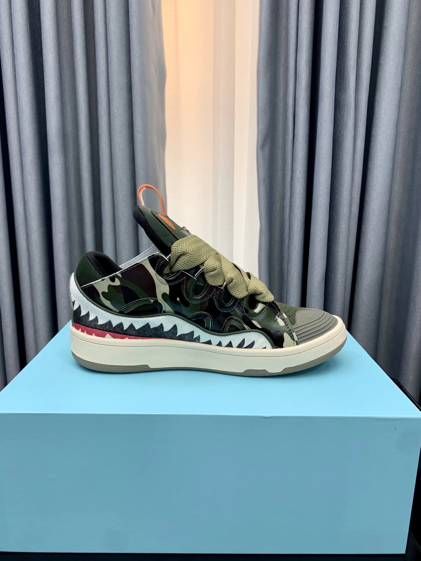 Lanvin Casual Sneakers Camo - Gallery Image 1 - Detailed View