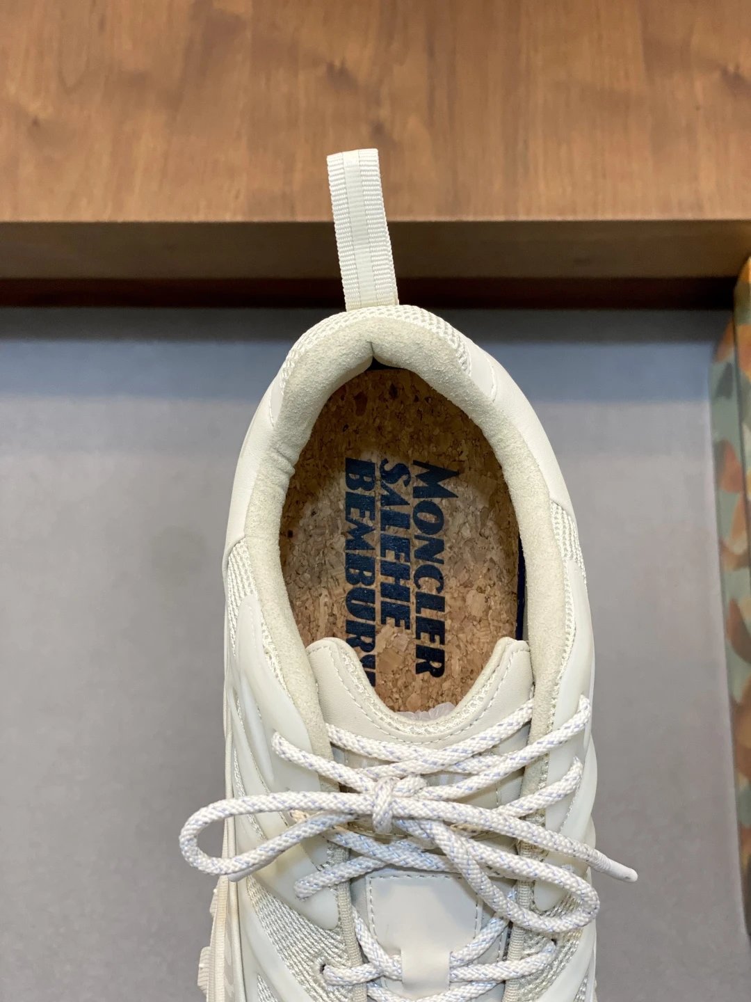 Moncler Trailgrip Amoeba Salehe Bembury Sneakers White - Gallery Image 7 - Detailed View