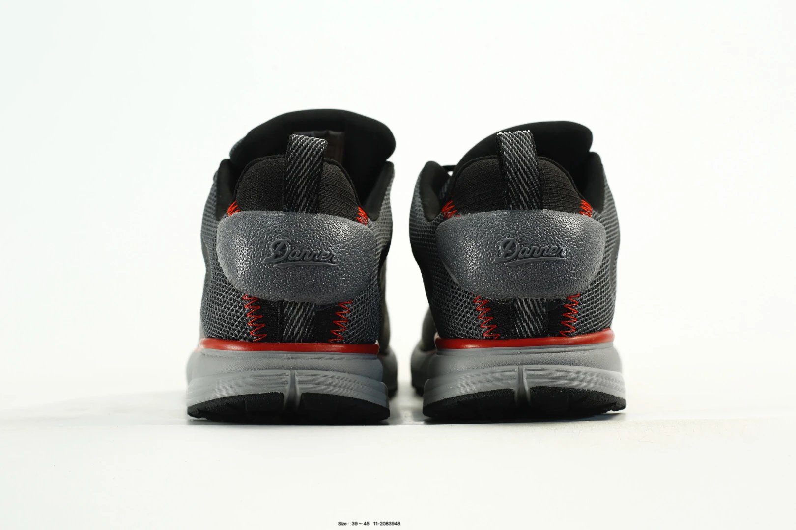 Trail Running Hiking Shoes Suede Charcoal - Gallery Image 7 - Detailed View