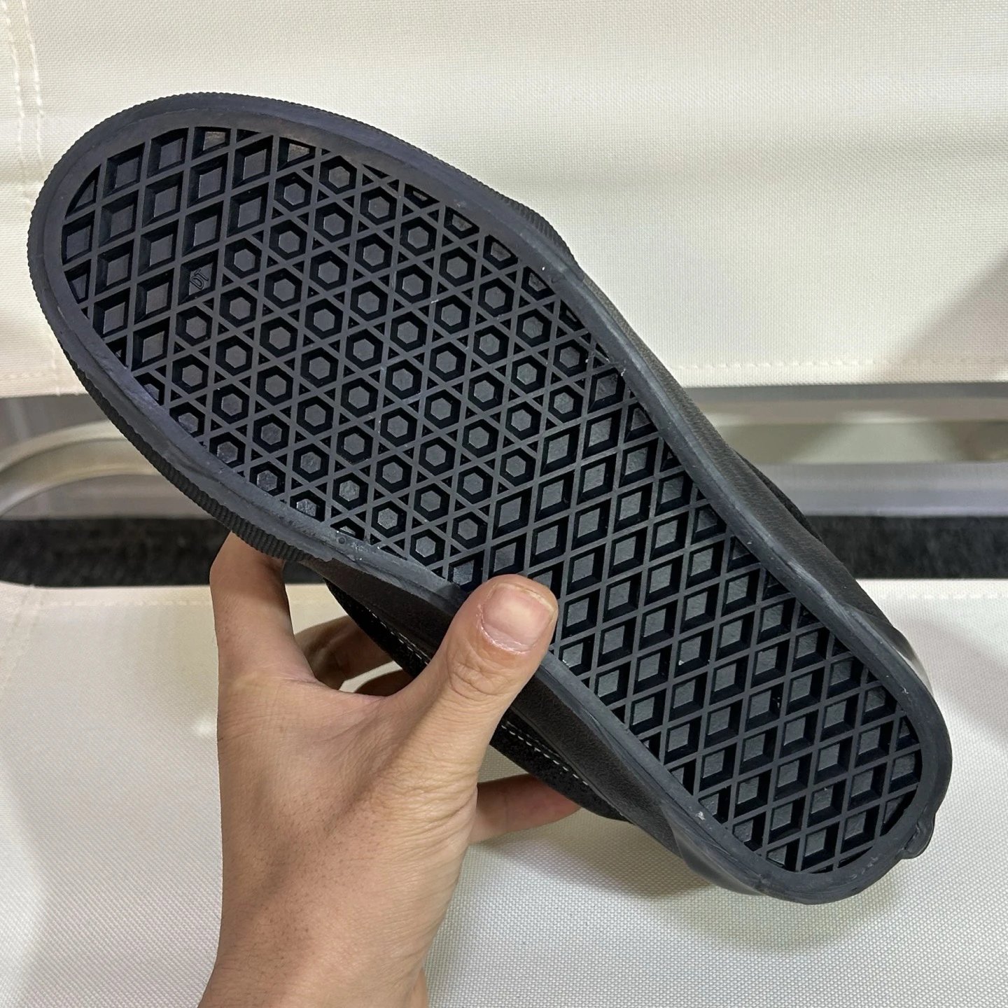 Knu Skool Low Top Skate Shoes Galaxy Black - Gallery Image 8 - Detailed View