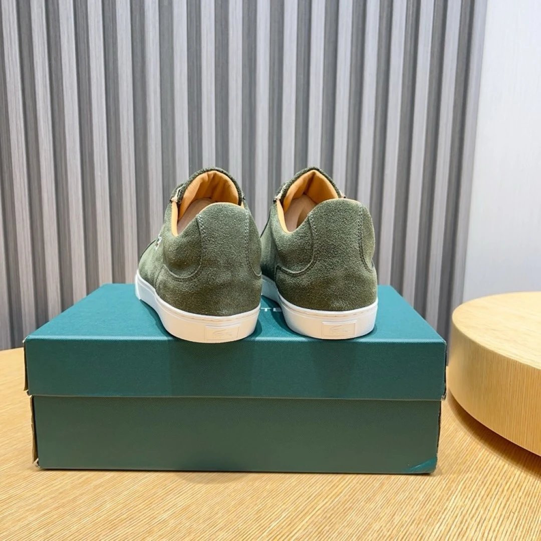 Lacoste Classic Green Sneakers - Gallery Image 6 - Detailed View