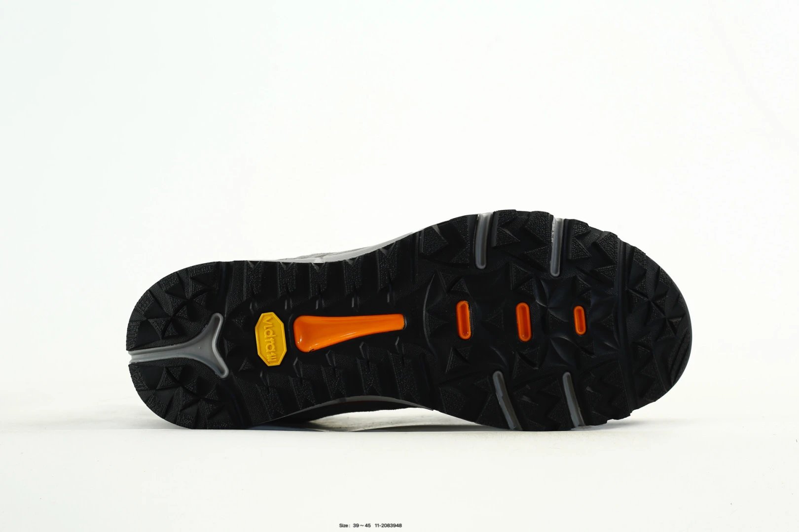 Trail Running Hiking Shoes Suede Charcoal - Gallery Image 6 - Detailed View