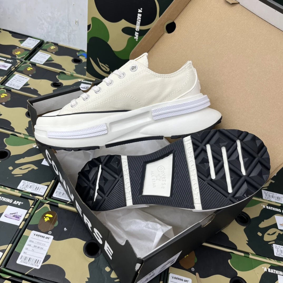 Low Top Canvas Sneakers Creamy Sea Salt - Gallery Image 3 - Detailed View