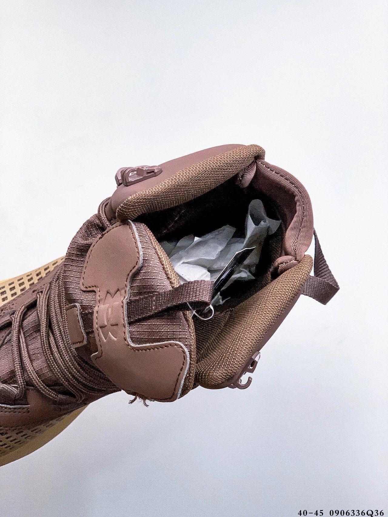 UA Raider Waterproof Hiking Boots Mocha Brown - Gallery Image 4 - Detailed View