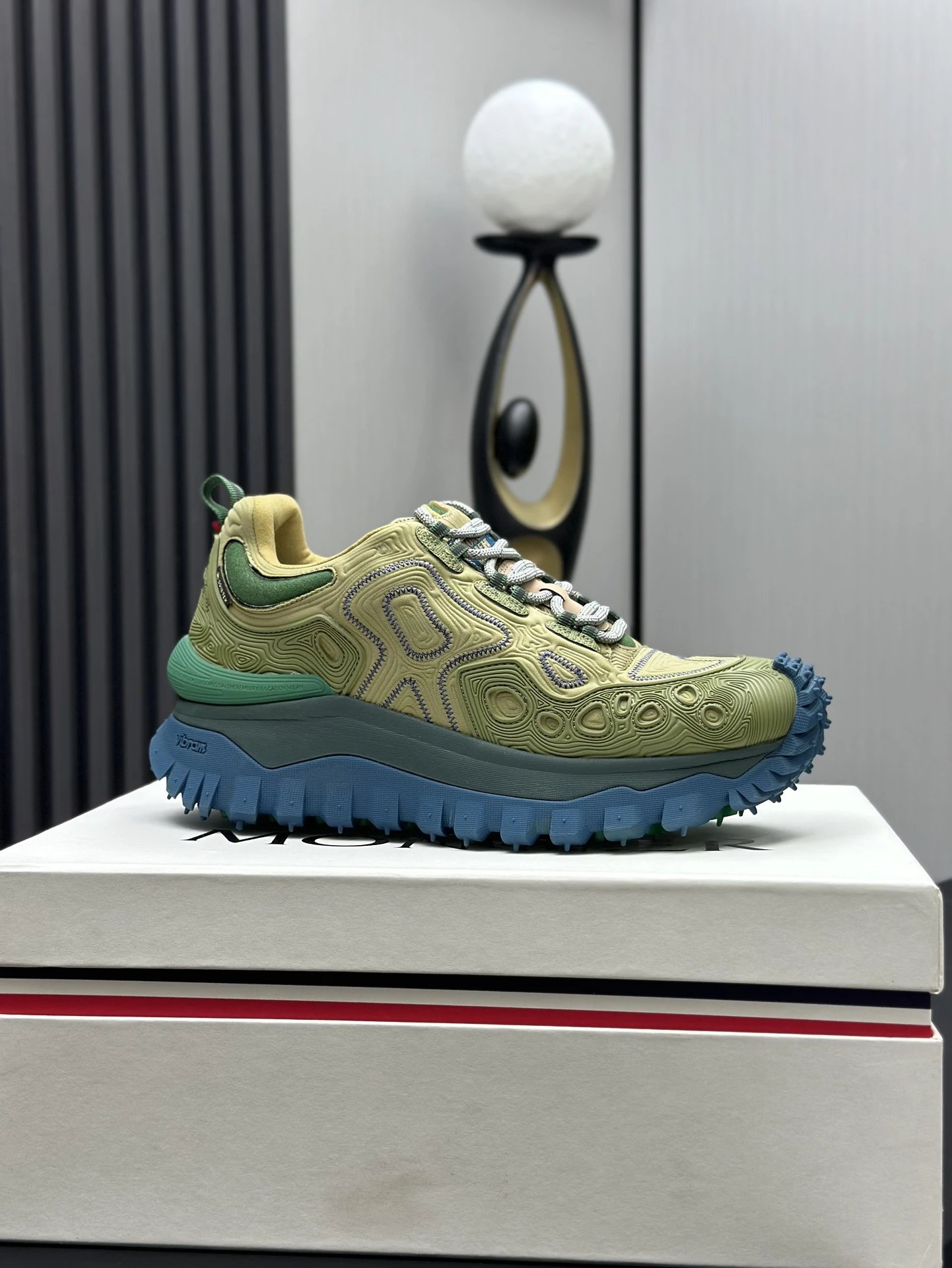 Moncler Trailgrip GTX Hiking Shoes Green - High Quality Product Image - Cnfans