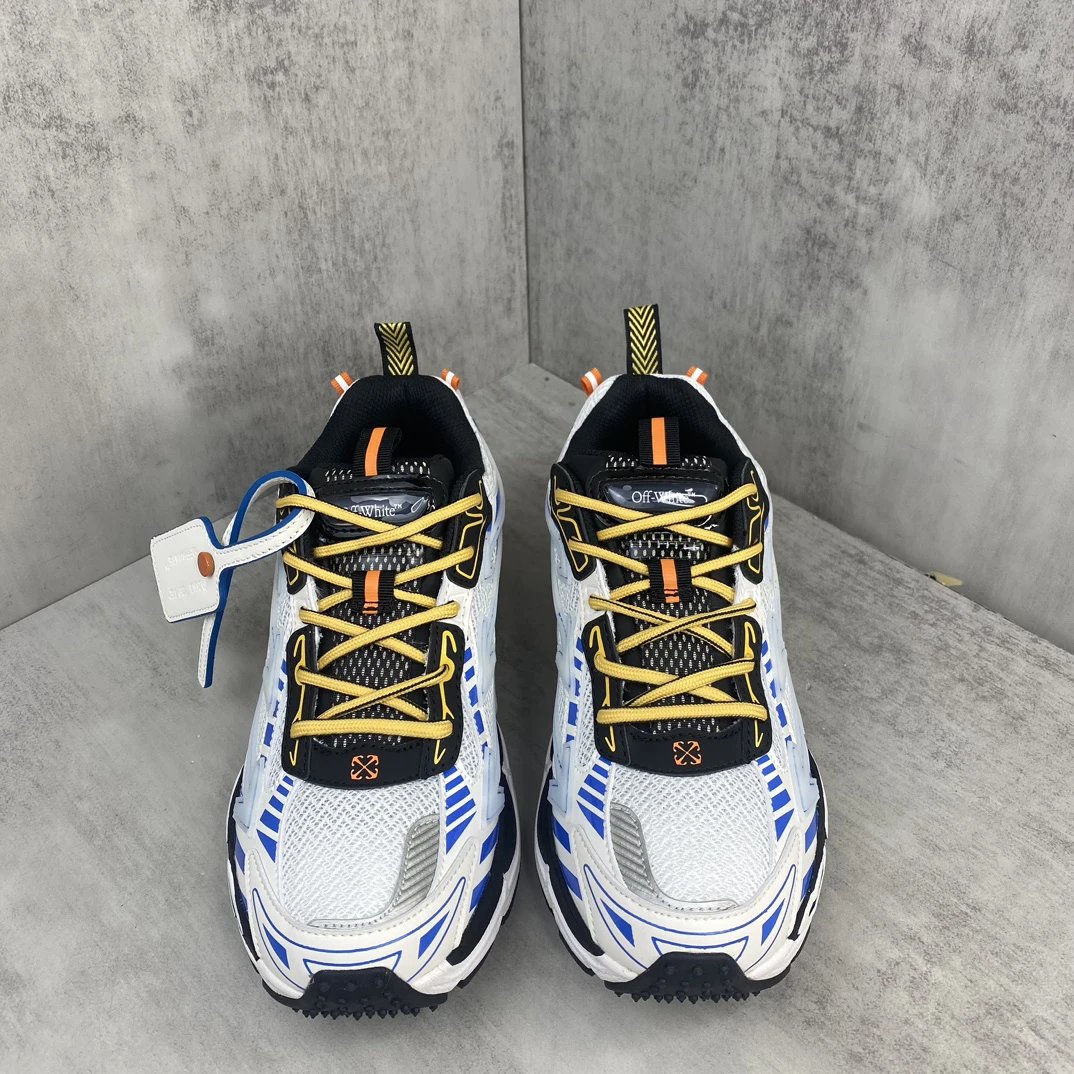 Retro Mesh EVA Running Sneakers White Sapphire - Gallery Image 4 - Detailed View