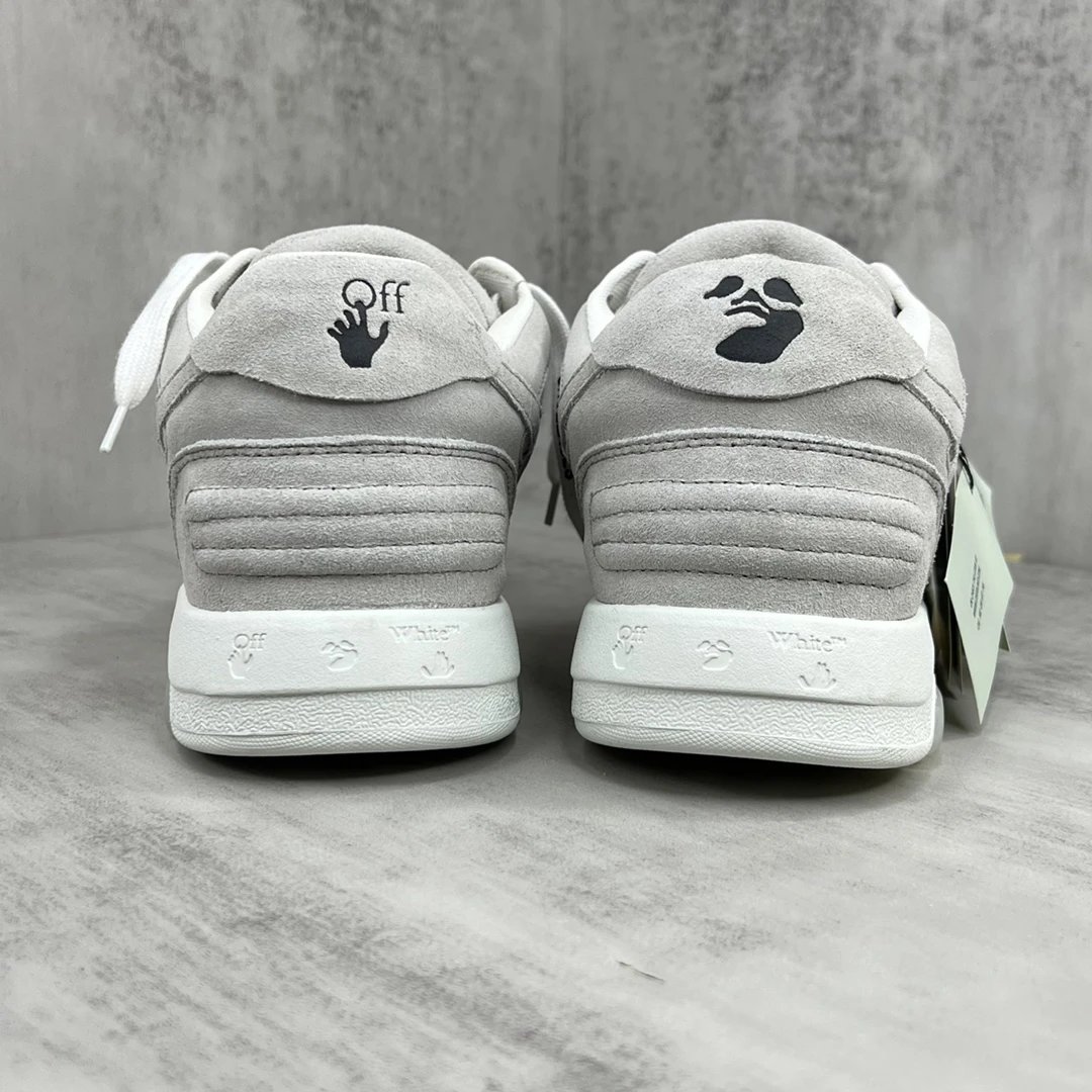 Retro Low Top Suede Sneakers Breathable Dove Grey - Gallery Image 5 - Detailed View