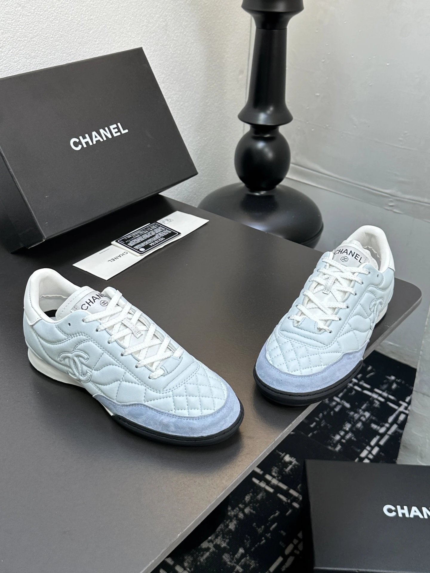 Chanel Quilted Sneakers Multicolor - Gallery Image 6 - Detailed View