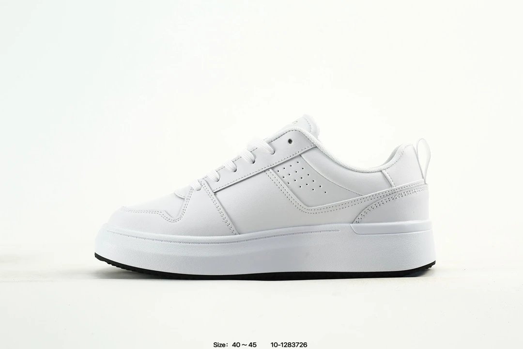 Low Top Leather Sneakers Thick Sole Casual Men’s Shoes Ivory - Gallery Image 3 - Detailed View