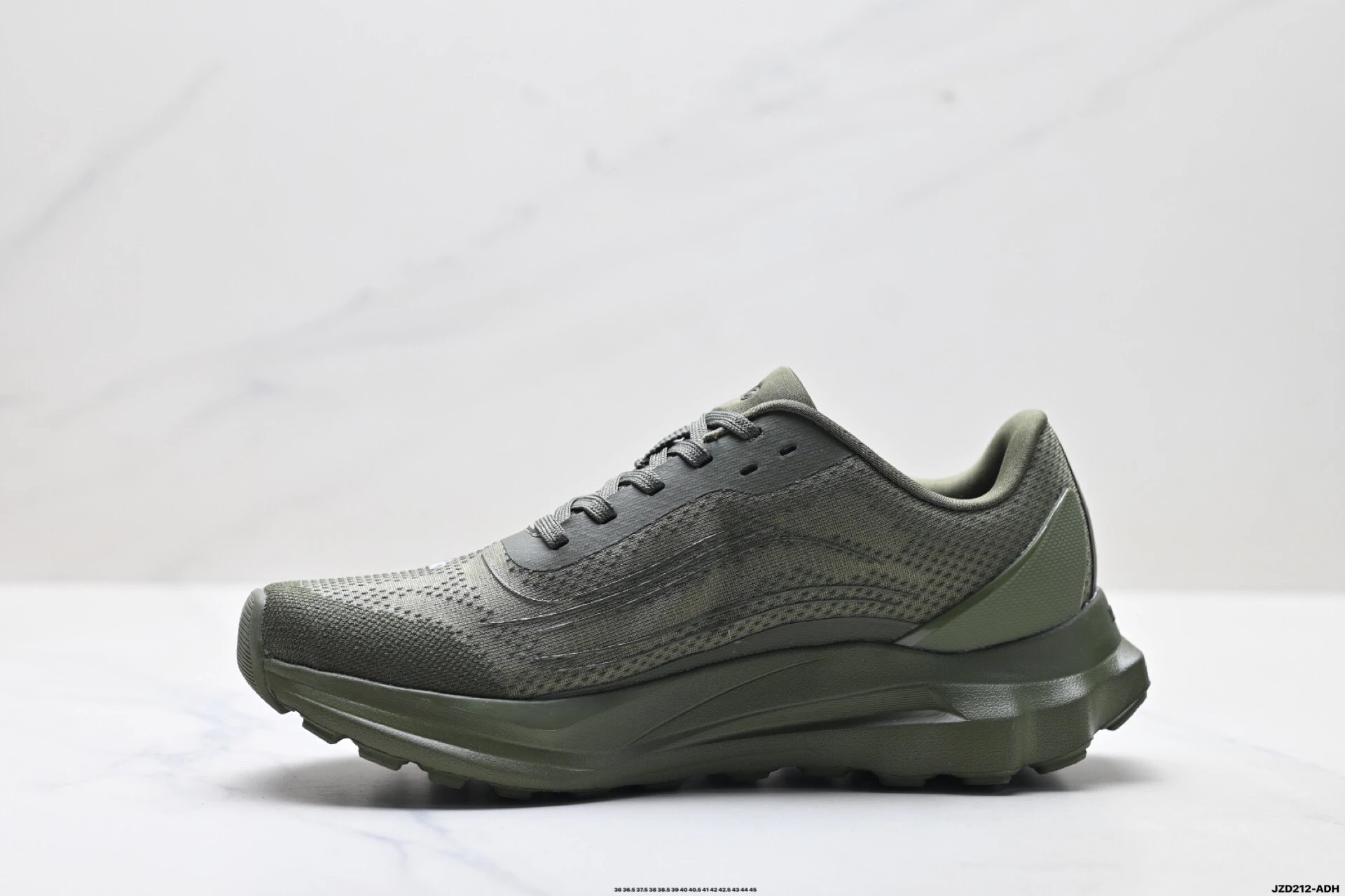 Alo Yoga Alo Runner Sneakers Olive - Gallery Image 3 - Detailed View