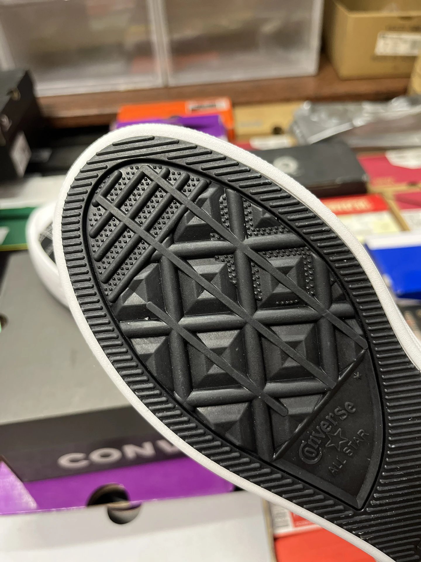 Platform High Top Canvas Sneakers Midnight Black - Gallery Image 9 - Detailed View