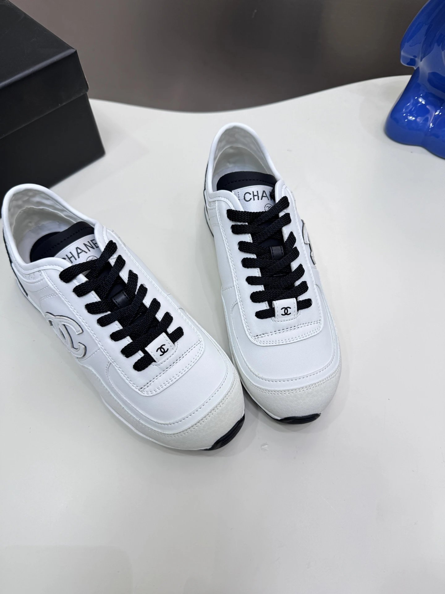 Chanel Panda Platform Sneakers Multicolor - Gallery Image 9 - Detailed View