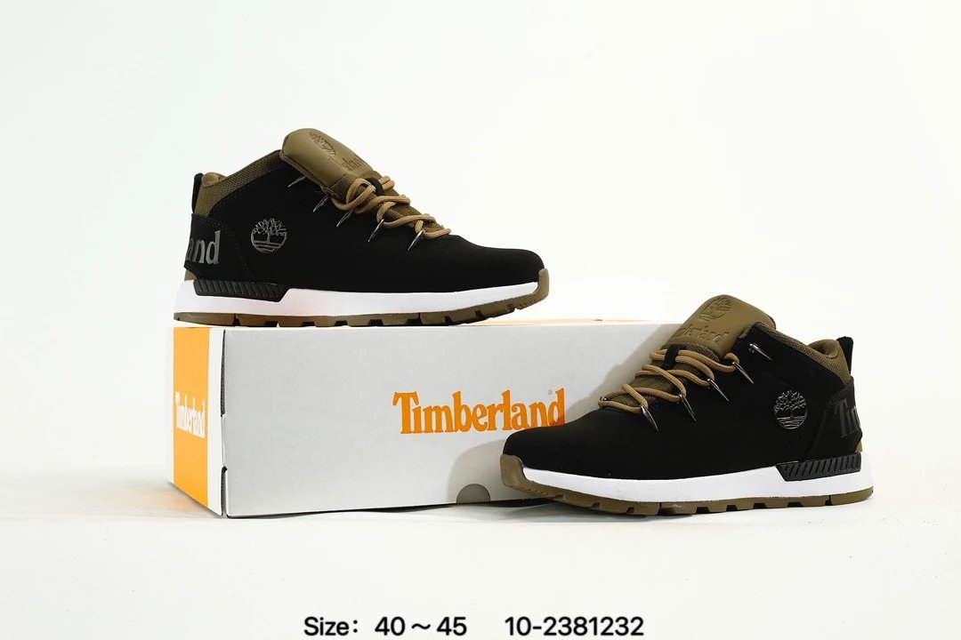 Outdoor Hiking Sneakers Nubuck Waterproof Olive Black - Gallery Image 9 - Detailed View