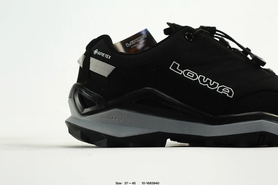 GTX Waterproof Hiking Sneakers Onyx Black - Gallery Image 2 - Detailed View