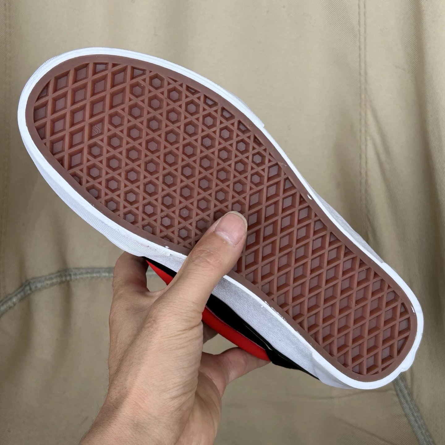 Low Top Skate Sneakers Suede Black Flame Orange - Gallery Image 8 - Detailed View