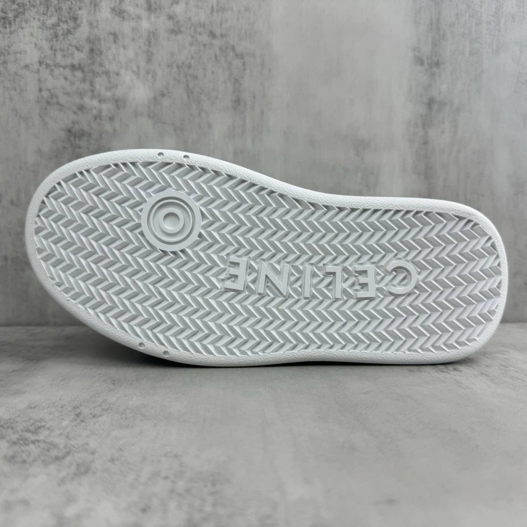 Platform Leather Sneakers High Top Breathable Tan White - Gallery Image 8 - Detailed View