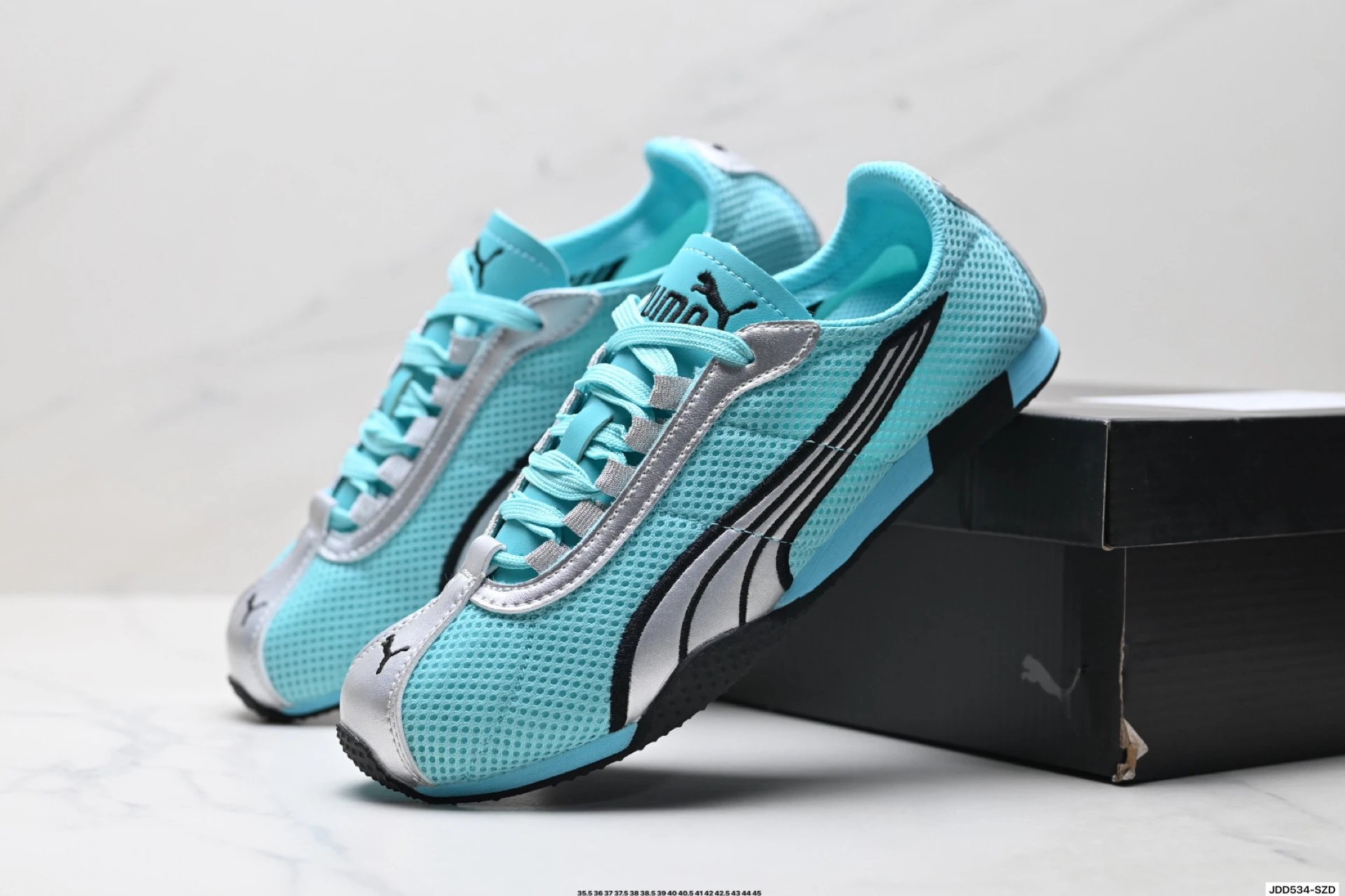 Puma H-Street Sneakers Aqua Blue - Gallery Image 7 - Detailed View