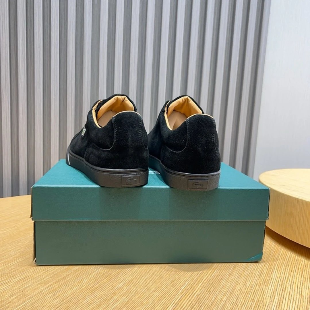 Lacoste Original Black Sneakers - Gallery Image 4 - Detailed View