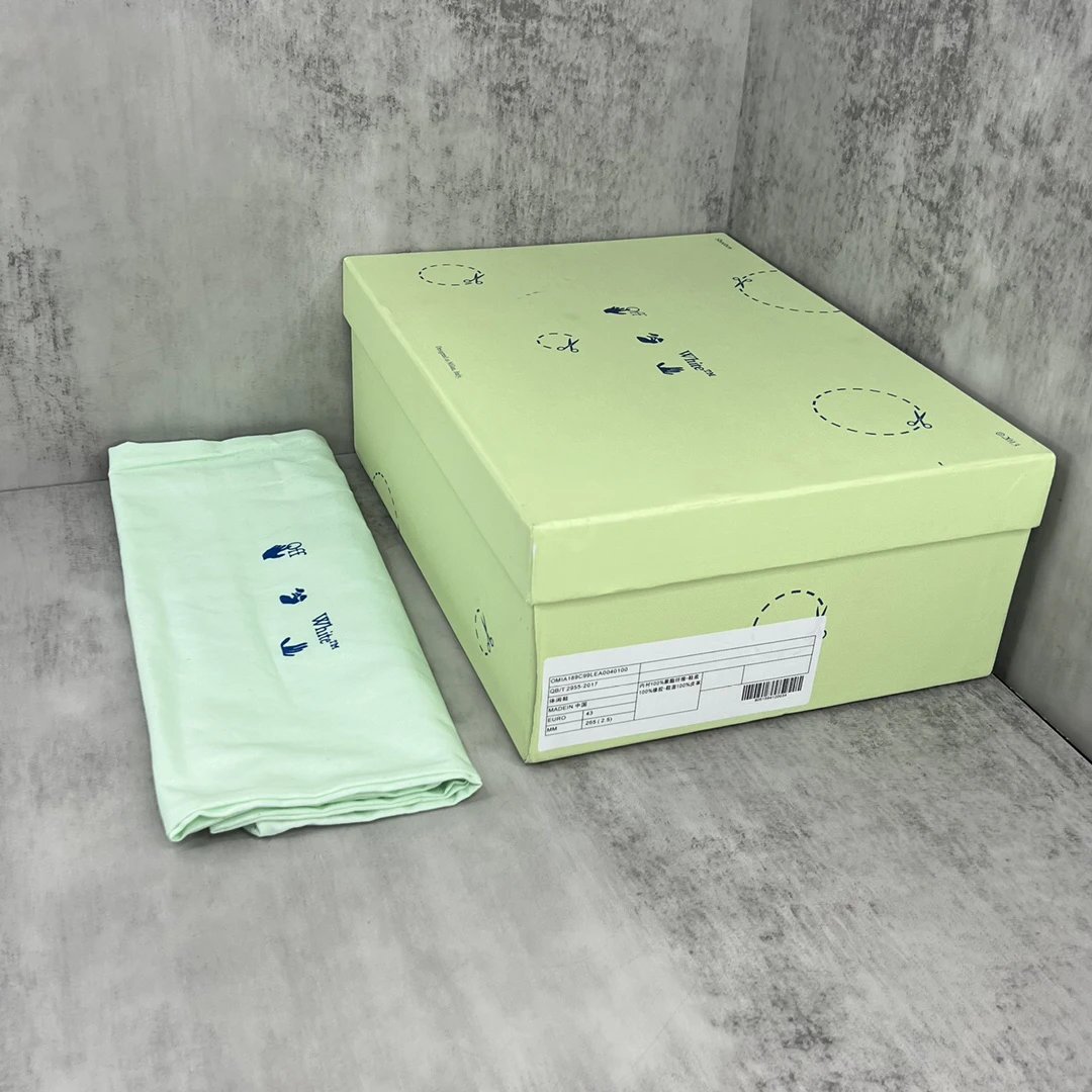 Off-White Low Sneakers Purple Yellow - Gallery Image 9 - Detailed View