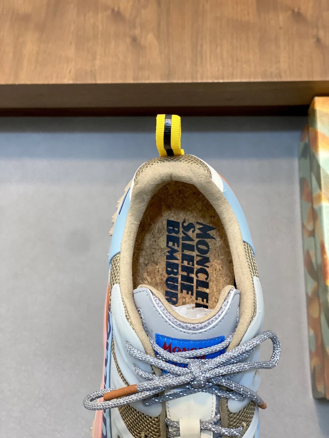 Moncler Trailgrip Amoeba Salehe Bembury Sneakers Brown - Gallery Image 7 - Detailed View