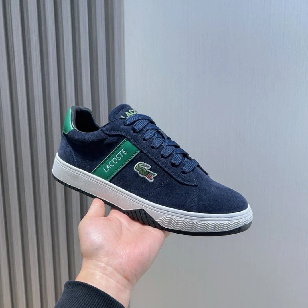 Lacoste Classic Blue Sneakers - Gallery Image 3 - Detailed View