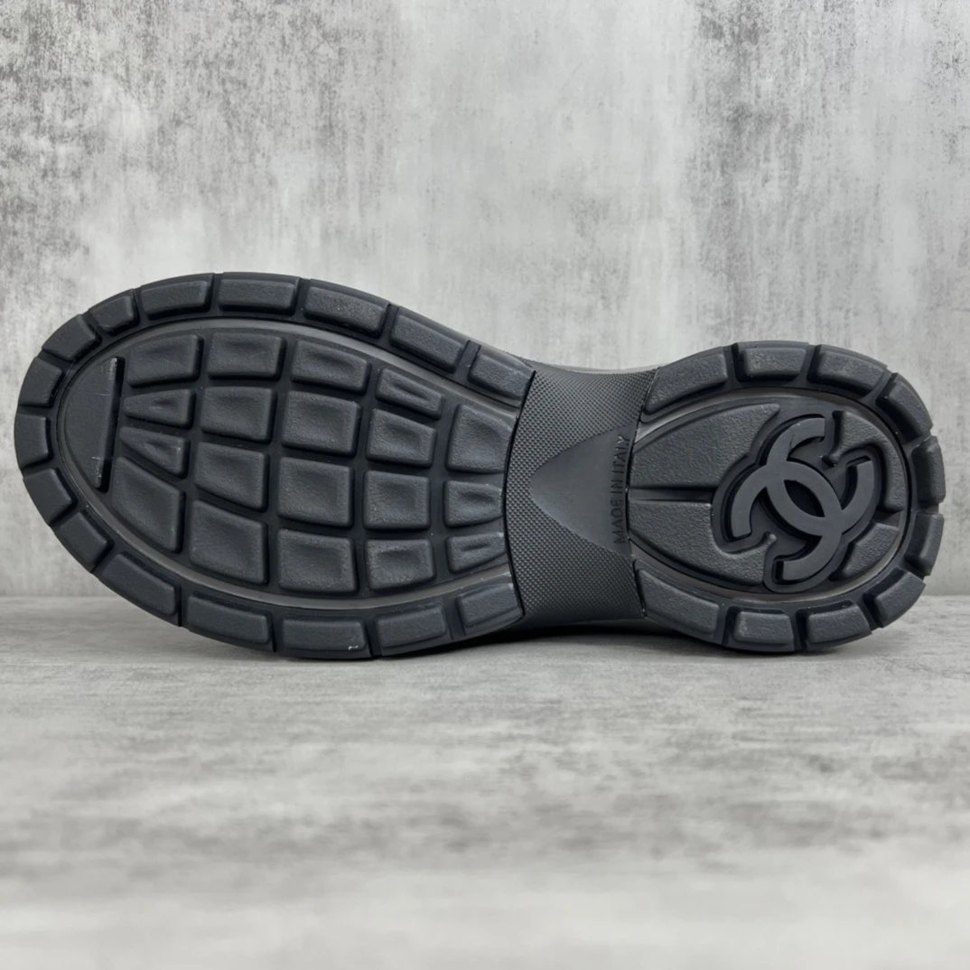 Luxury Leather Mesh Resort Sneakers Grey Burgundy - Gallery Image 8 - Detailed View