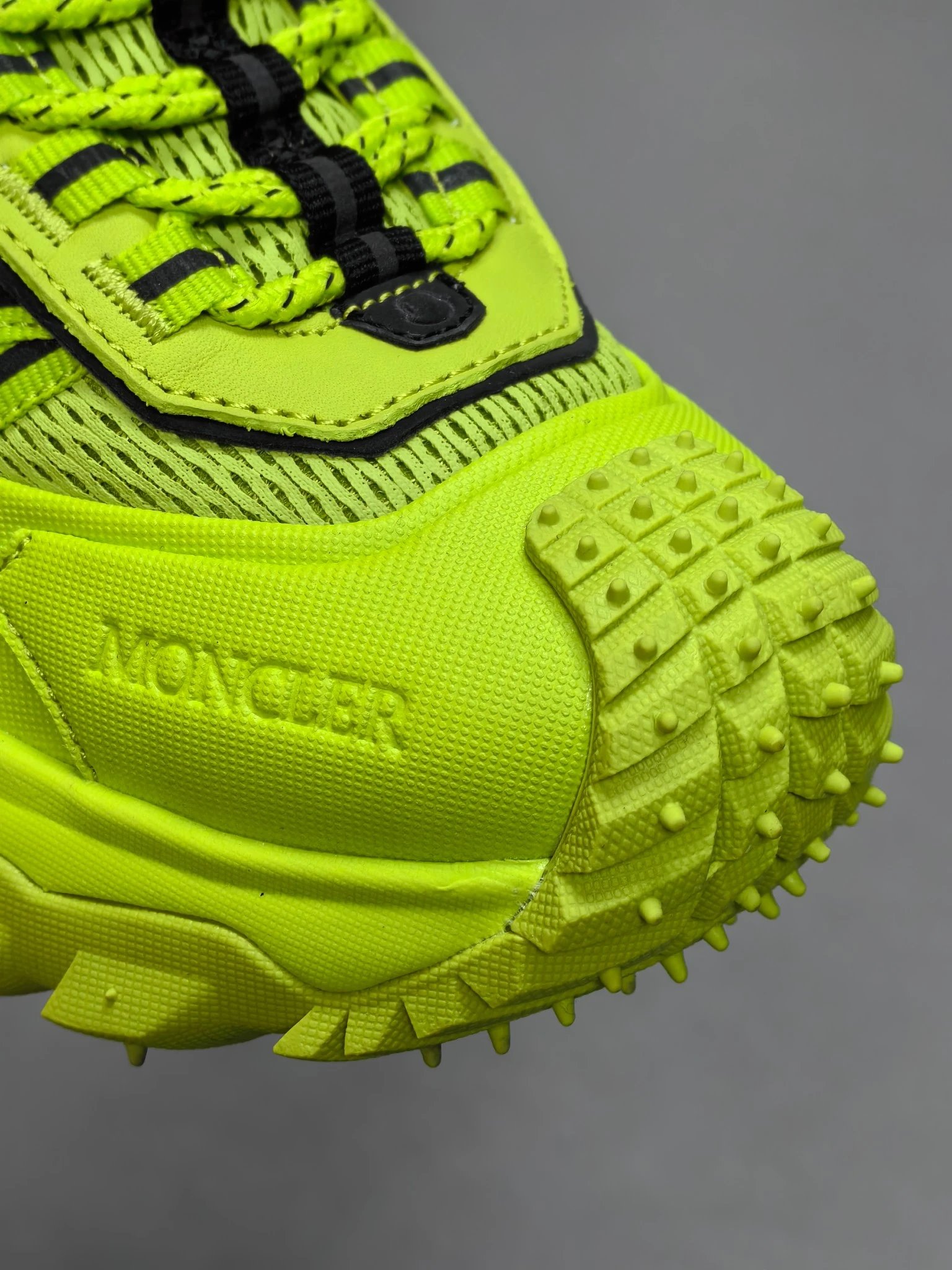 Moncler Trailgrip GTX Rubber Sneakers Yellow - Gallery Image 4 - Detailed View