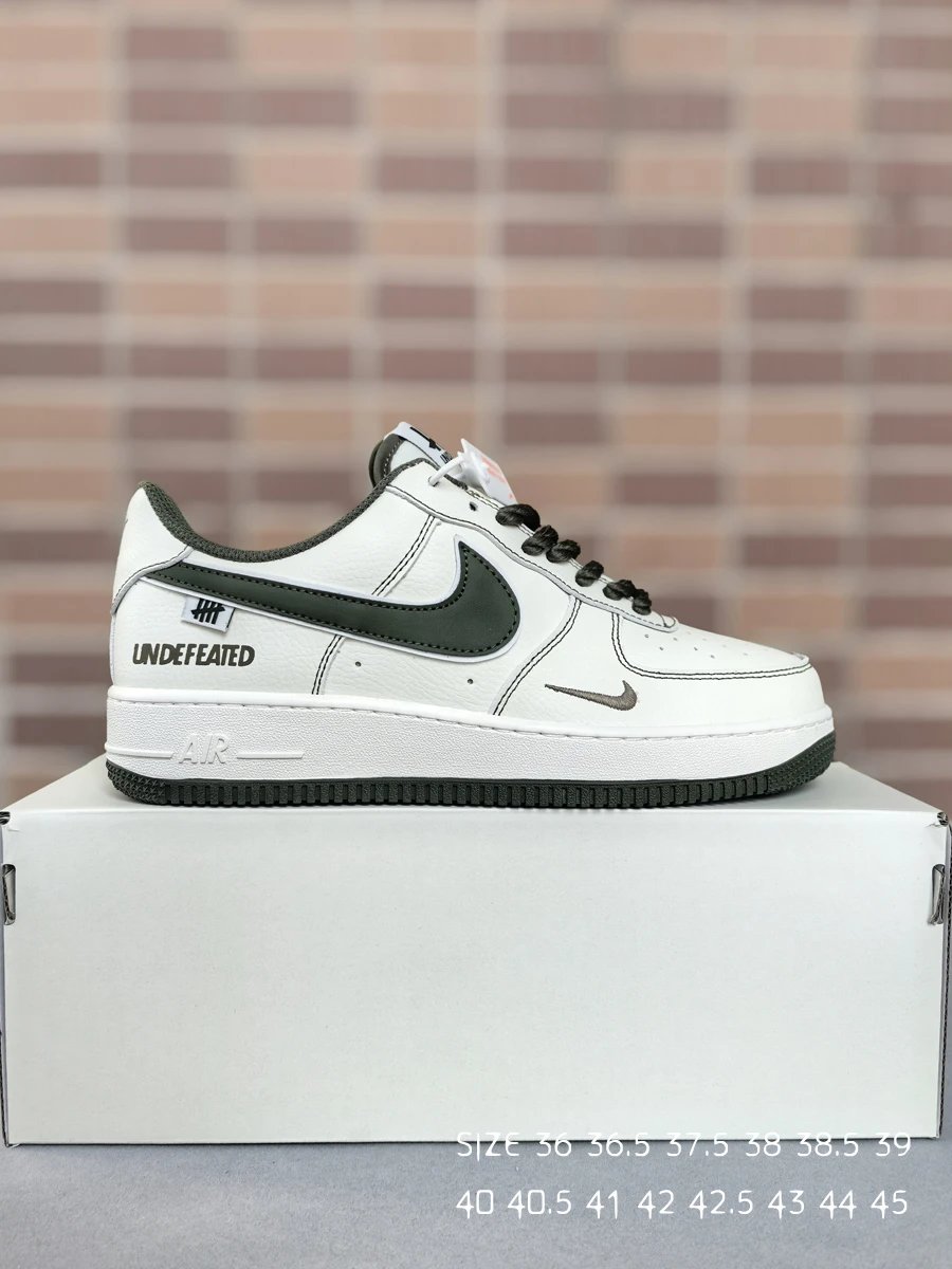 Rope Series Leather Air Force 1 Low Ivory Black - Undefeated - Cnfans - $36.77