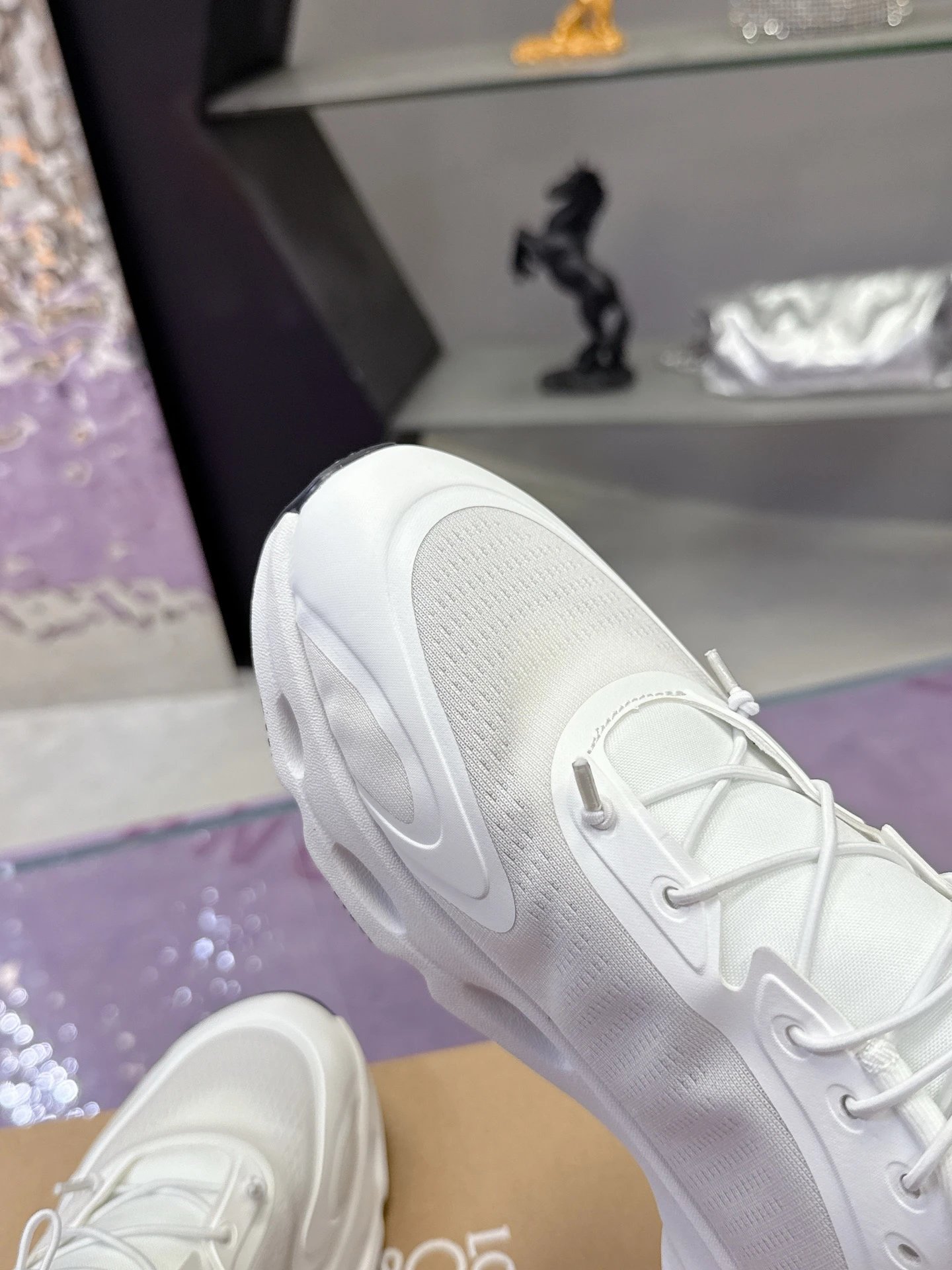 Loewe x On 3.0 Cloudventure Sneakers White - Gallery Image 7 - Detailed View
