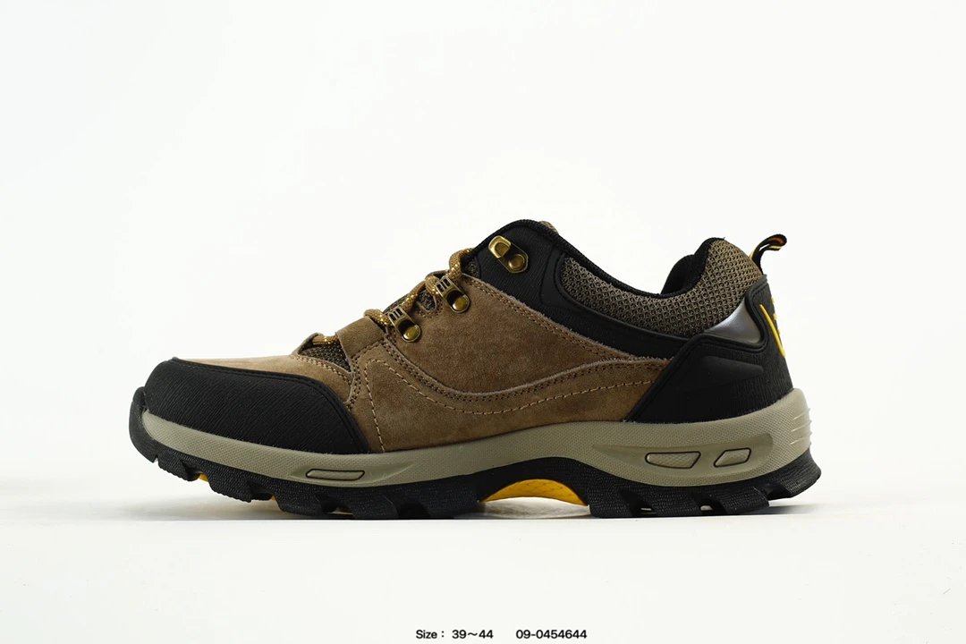 Men’s Suede Hiking Trail Shoes Walnut Brown - Gallery Image 3 - Detailed View