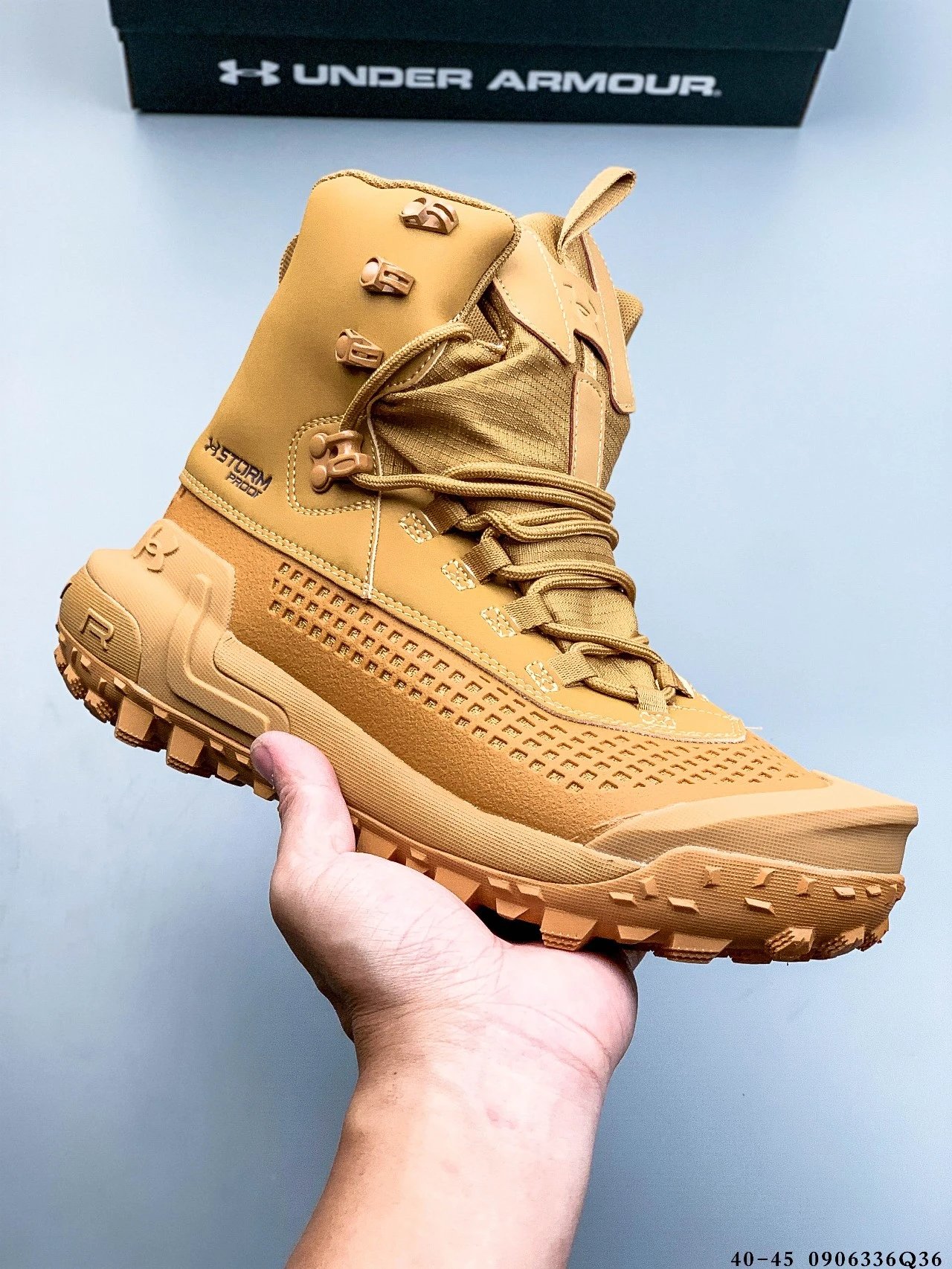 Raider Waterproof Hiking Boots Olive Green - Gallery Image 5 - Detailed View