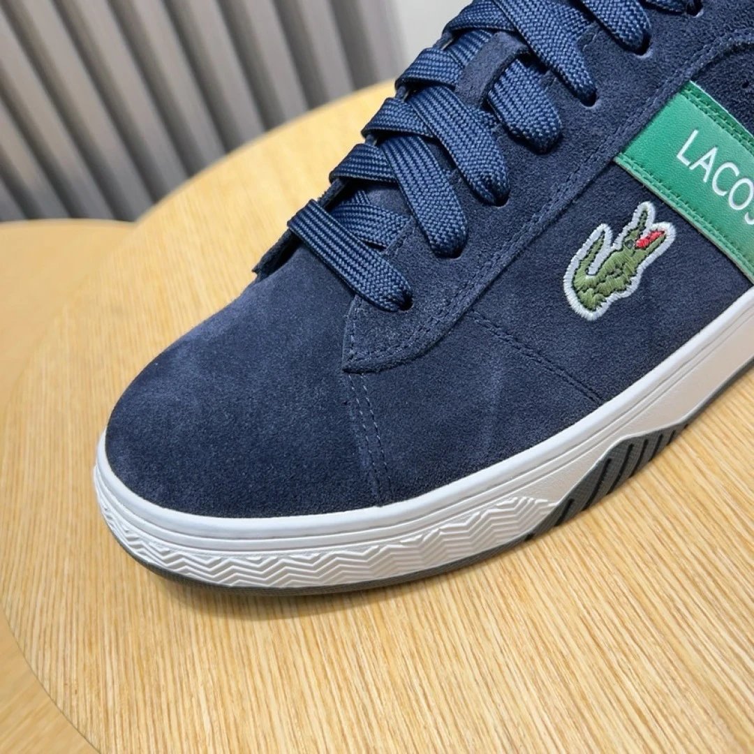 Lacoste Classic Blue Sneakers - Gallery Image 7 - Detailed View