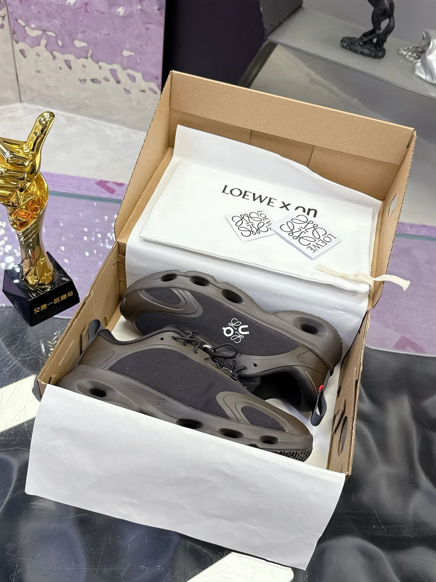 Loewe x On Cloudstratus Sneakers Multicolor - Gallery Image 2 - Detailed View