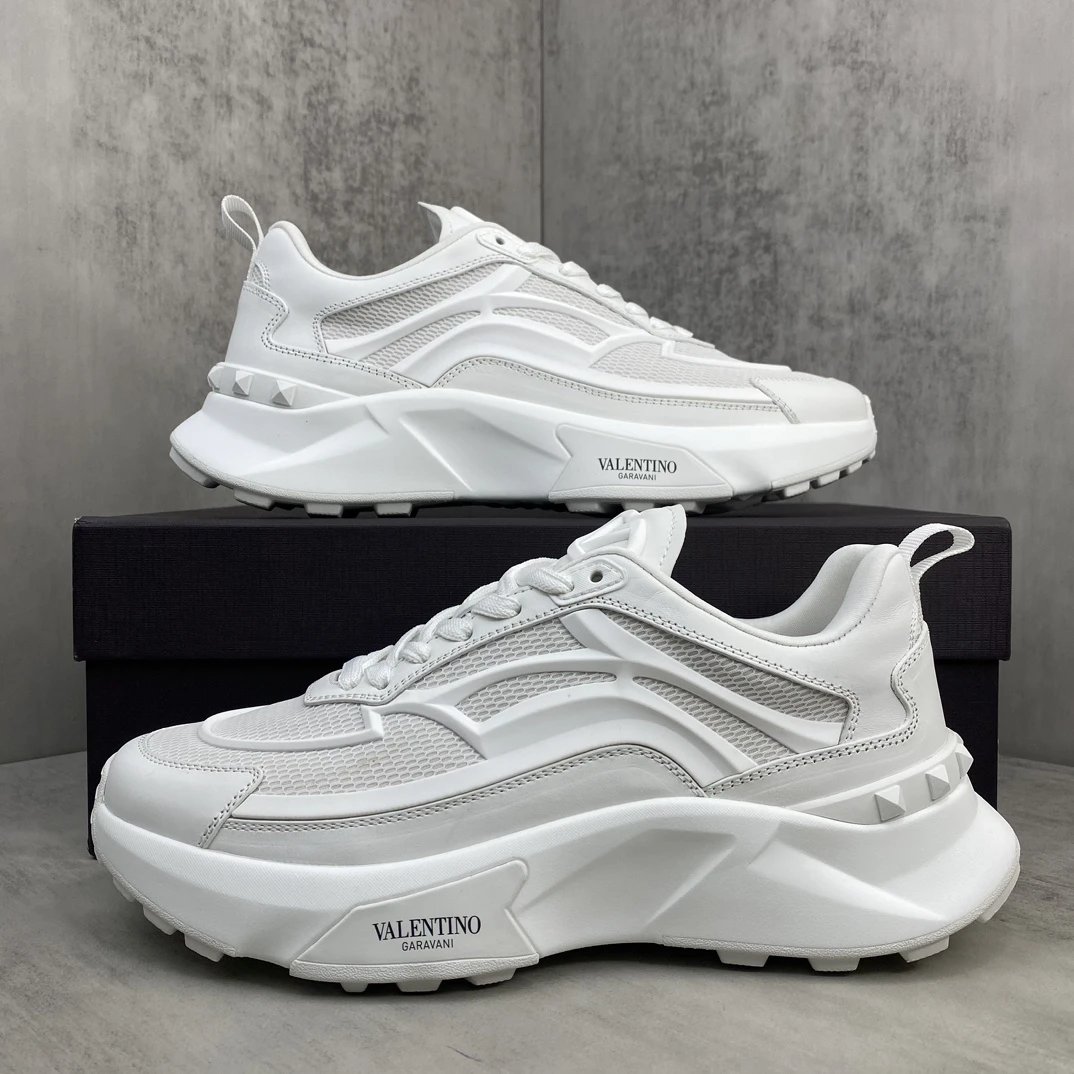 Chunky Mesh Sneakers True Act Arctic White - Gallery Image 9 - Detailed View