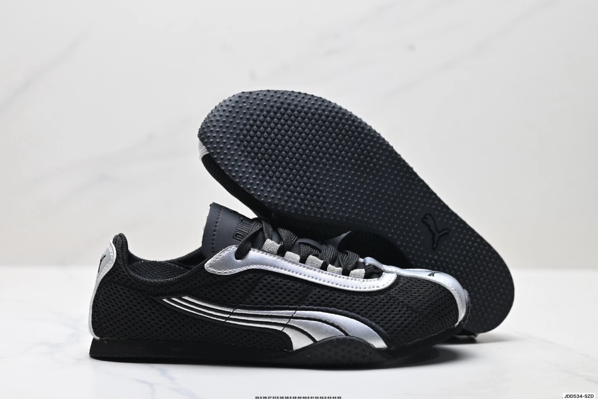 Puma H-Street Sneakers Black Silver - Gallery Image 5 - Detailed View