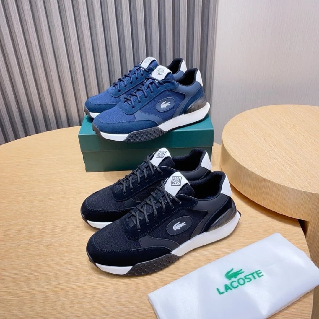 Lacoste Blue Classic Sneakers - Gallery Image 9 - Detailed View
