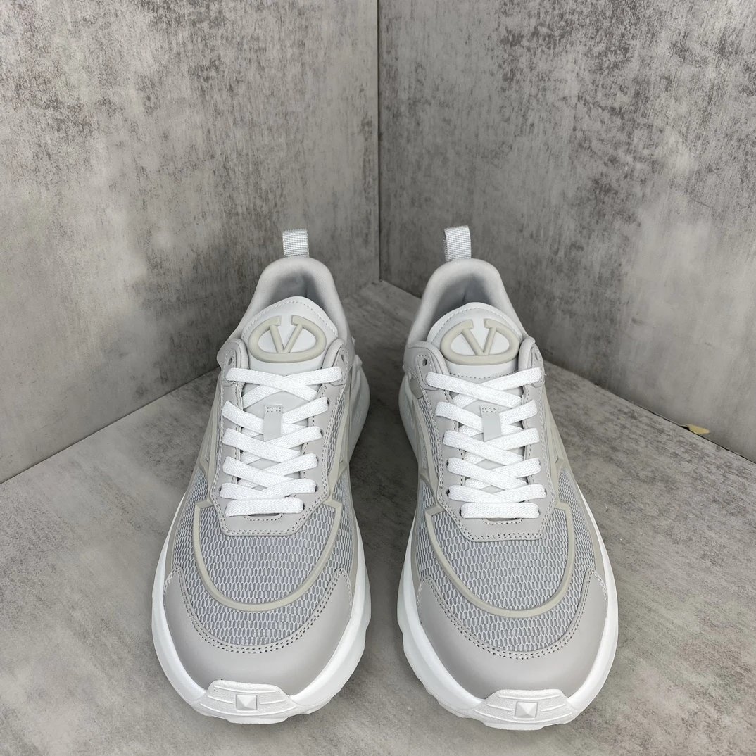Chunky Mesh Sneakers Frost Gray - Gallery Image 4 - Detailed View