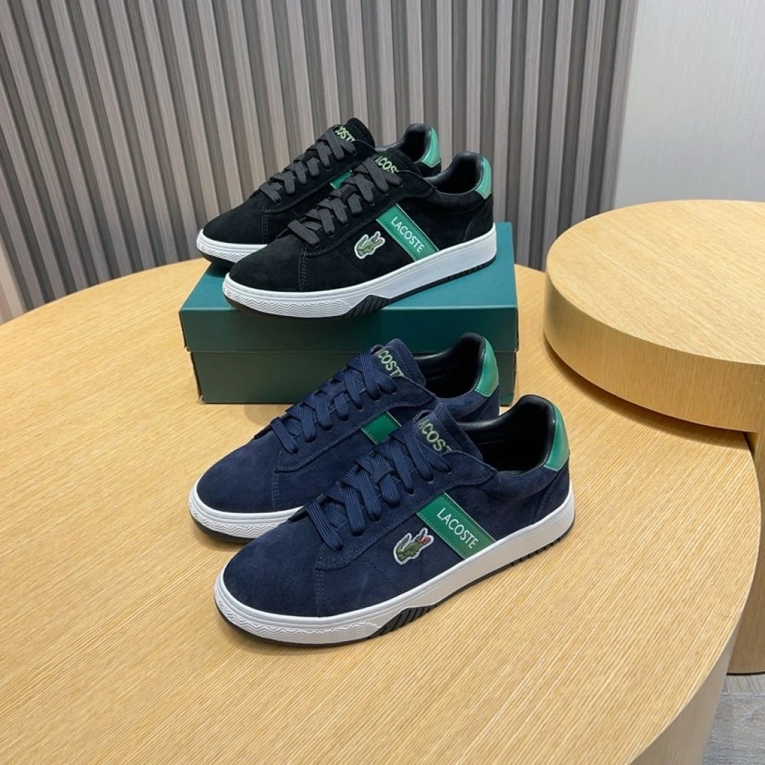 Lacoste Classic Blue Sneakers - Gallery Image 9 - Detailed View