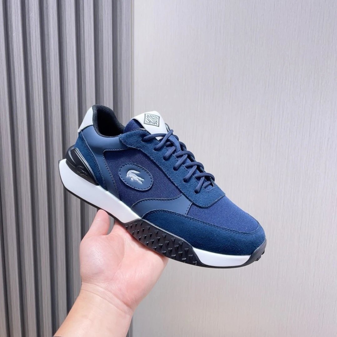 Lacoste Blue Classic Sneakers - Gallery Image 1 - Detailed View