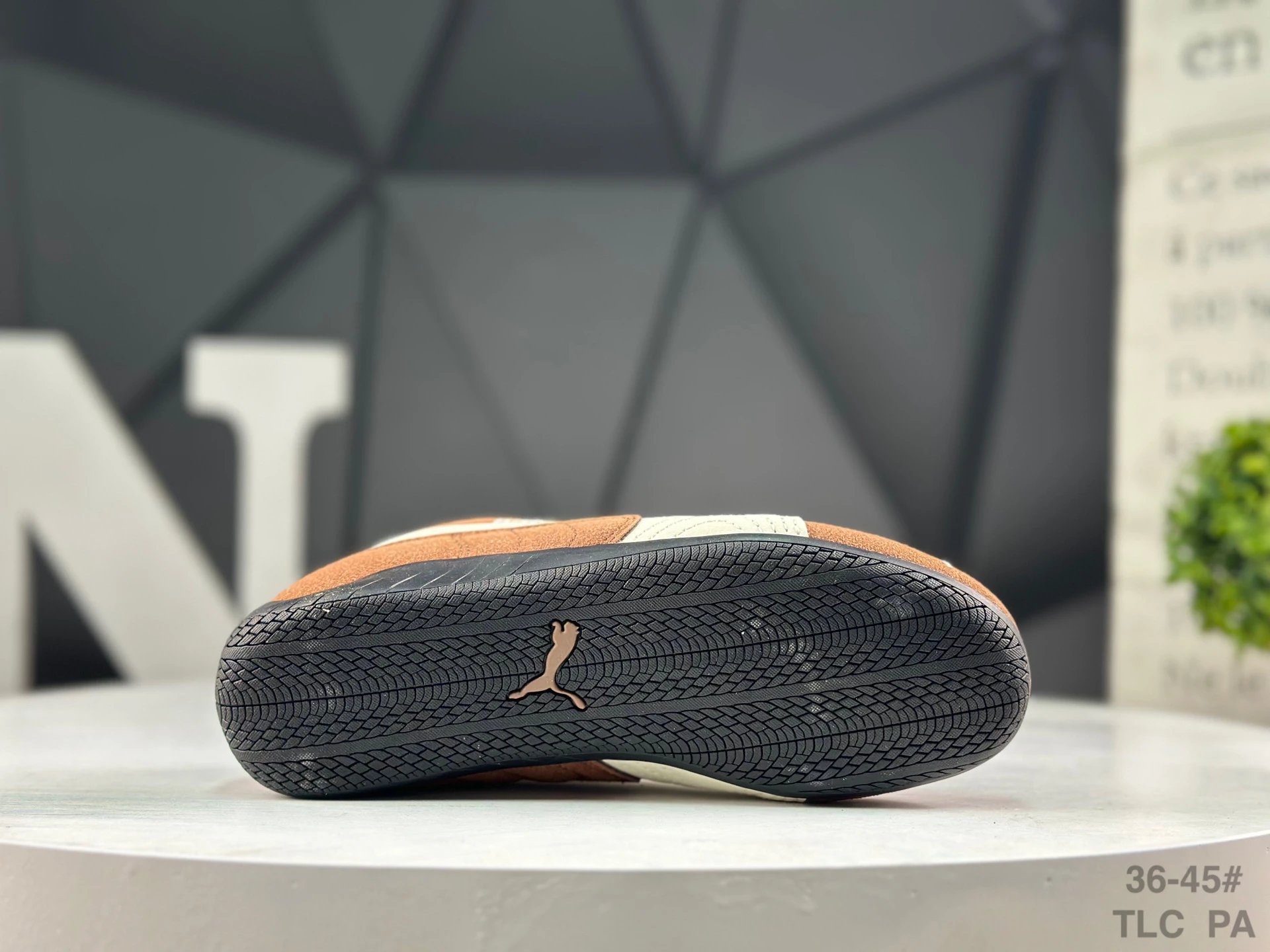 Puma Speed OG Sneakers Brown White - Gallery Image 7 - Detailed View