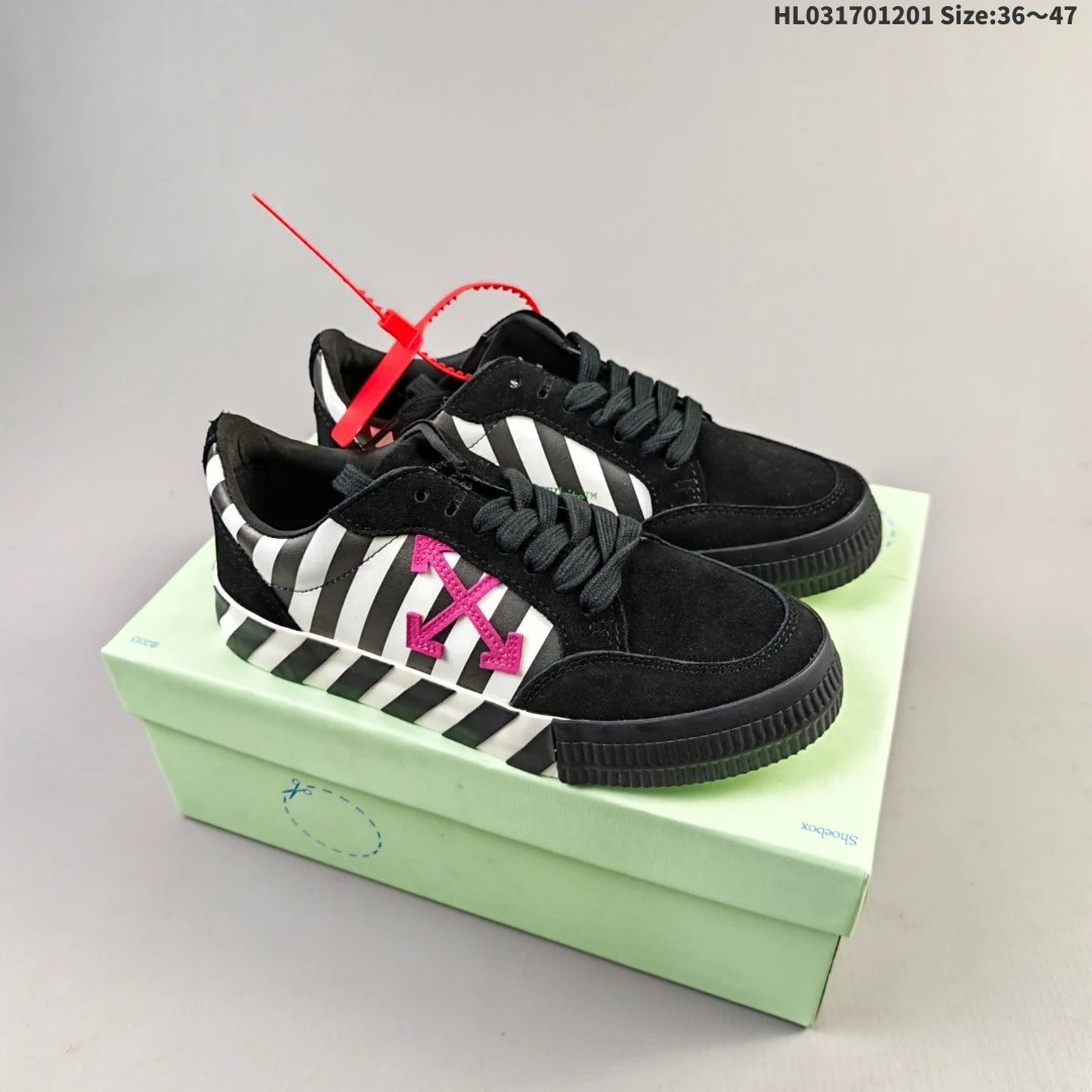 Vulcanized Striped Low Top Canvas Sneakers Ivory Green - Gallery Image 2 - Detailed View