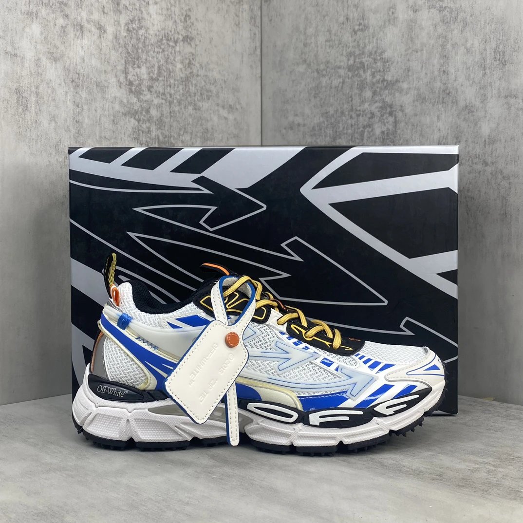 Retro Mesh EVA Running Sneakers White Sapphire - Gallery Image 1 - Detailed View