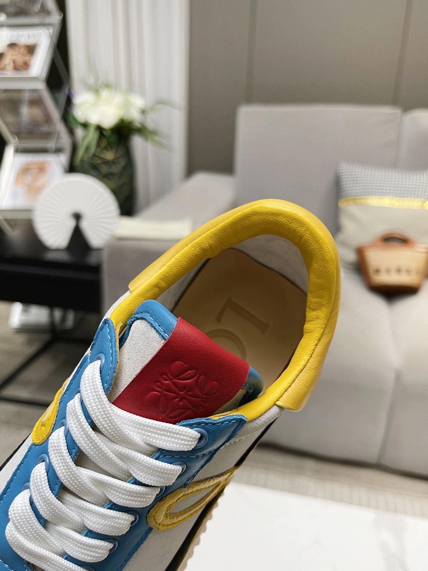 Loewe Multicolor Hidden Heel Trainers - Gallery Image 7 - Detailed View
