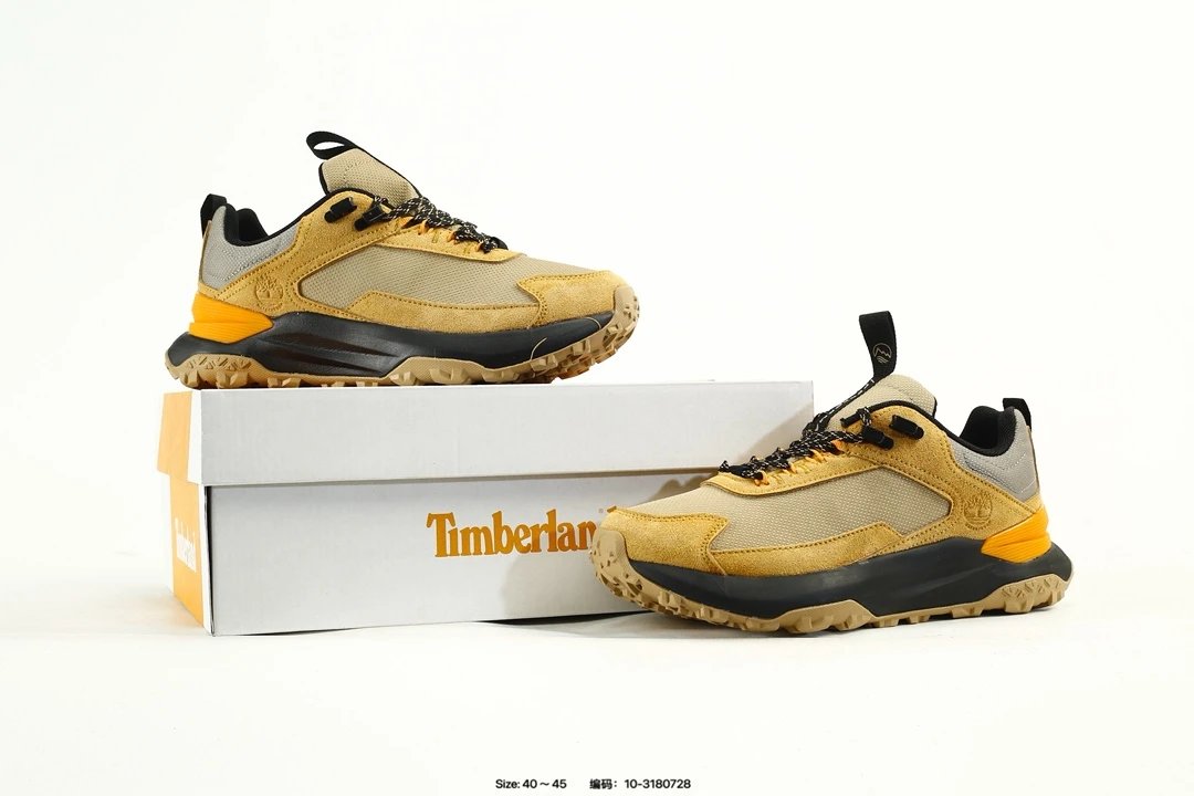 Men's Outdoor Hiking Sneakers Beige - Gallery Image 8 - Detailed View