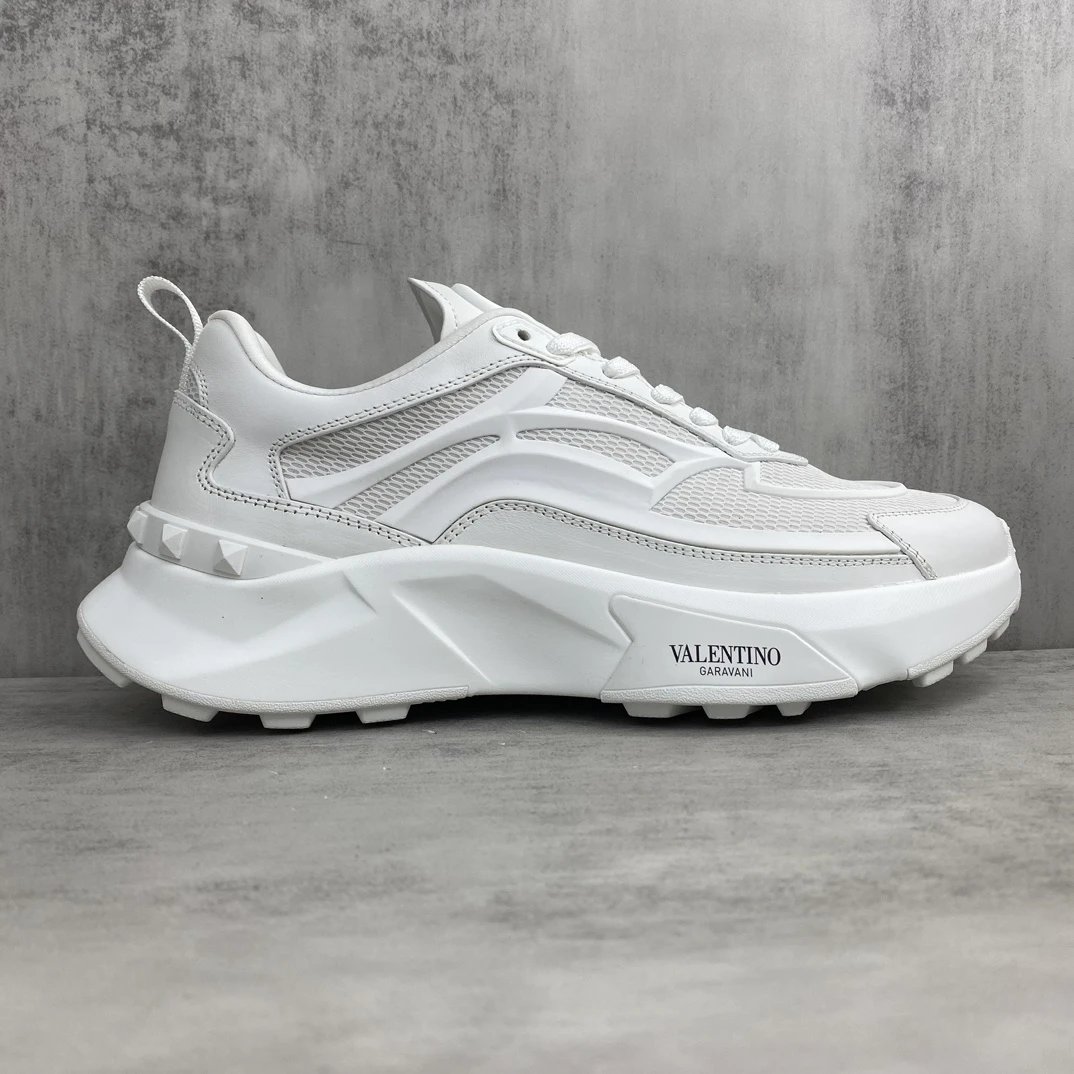 Chunky Mesh Sneakers True Act Arctic White - Gallery Image 6 - Detailed View