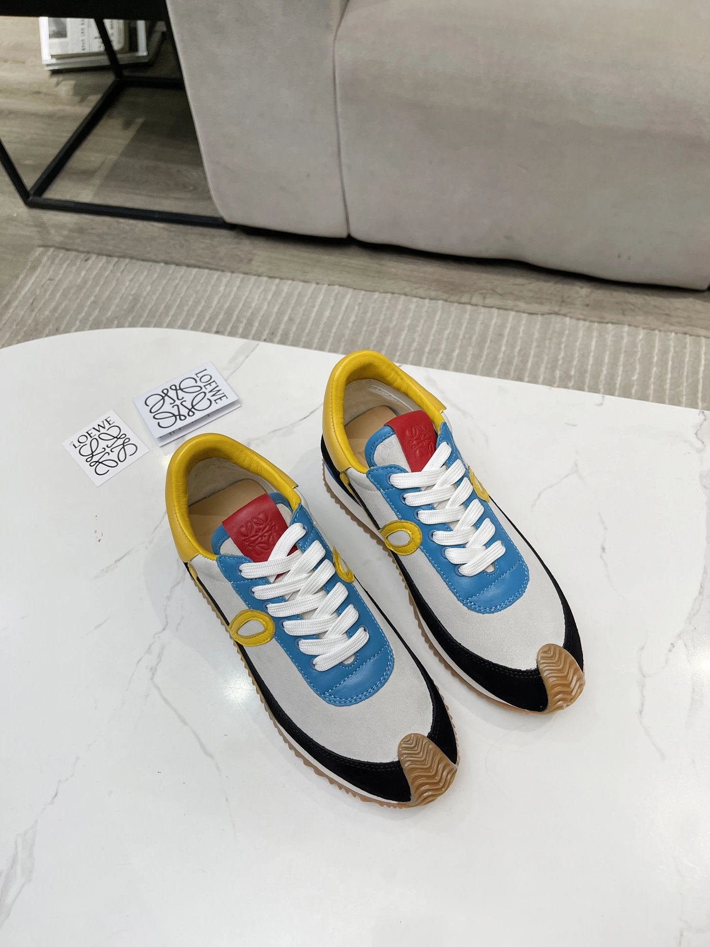 Loewe Multicolor Hidden Heel Trainers - Gallery Image 3 - Detailed View