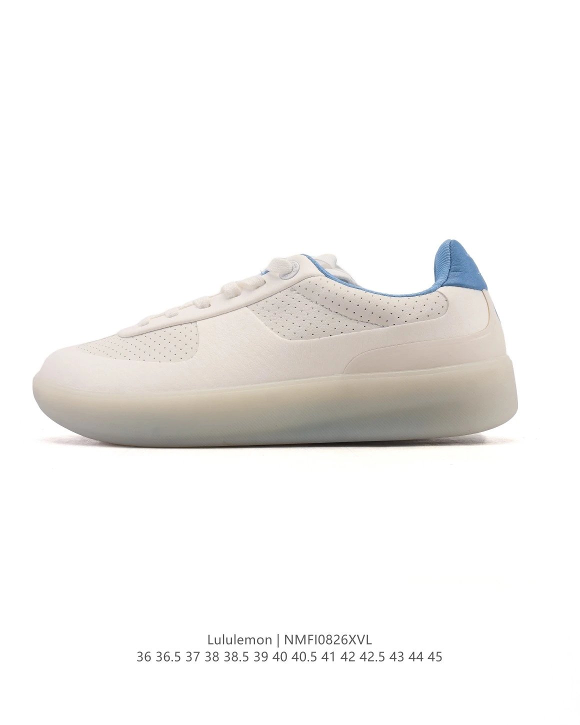 Lululemon Cityverse Low Sneakers White Blue - Gallery Image 3 - Detailed View