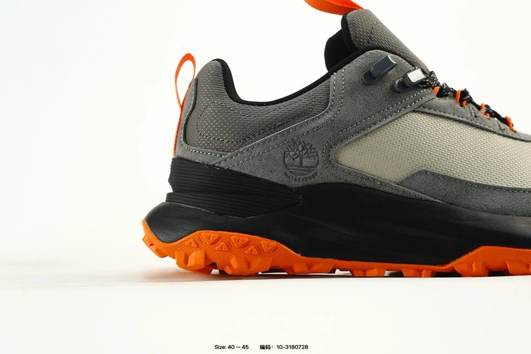Men's Hiking Shoes Charcoal Orange - Gallery Image 2 - Detailed View
