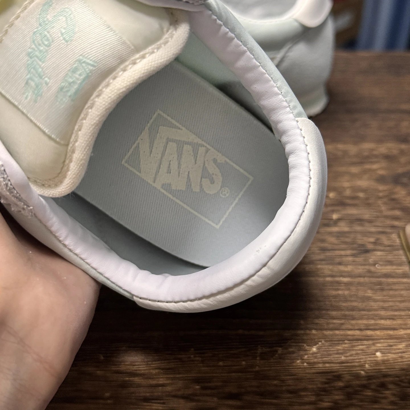 Retro Suede Nylon Low Sneakers Frost White - Gallery Image 5 - Detailed View