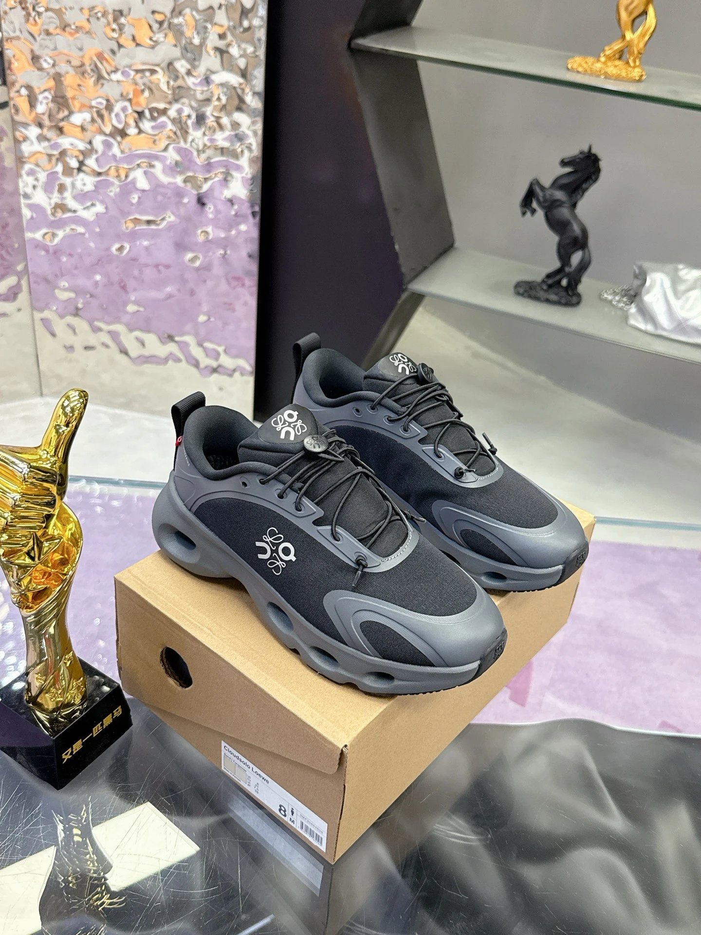 Loewe x On 3.0 Cloudventure Sneakers Black - High Quality Product Image - Cnfans